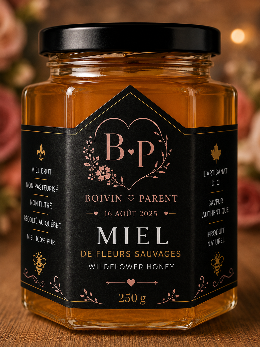 Miel personnalisé